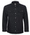 Noble Outfitters Men's Snap Front Shirt Jacket front in black