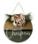 Backyard Expressions 16" Green Wooden Merry Christmas Welcome Sign