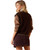 Ariat Women's Chicory Coffee Wichita Sweater Vest back
