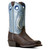 Ariat Girls Youth & Child Bruin Brown & Morning Dew Blue Futurity Fort Worth Cutter Toe Western Boots medial