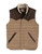 R Country Mens Tan Ranchland Western Sherpa Lined Quilted Vest