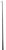 Weaver Leather Black 47" Livestock Aluminum Cattle Show Stick with Handle