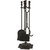 Homebasix Black Fireplace Tool Set - 5 Pieces