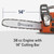 Husqvarna 120 Mark II Gas Chainsaw 38-cc 1.8-HP 2-Cycle