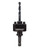 Milwaukee Large Thread Quick Change Arbor, 3/8"