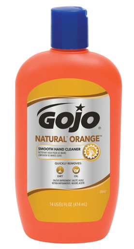 GOJO NATURAL* ORANGE Smooth Hand Cleaner 0947-12 - 14oz.