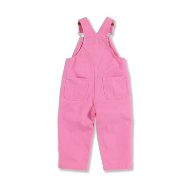 Carhartt Girls Pink Canvas Bib Overall