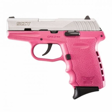 SCCY Industries CPX-2 9mm Luger Stainless Steel Slide w/Pink