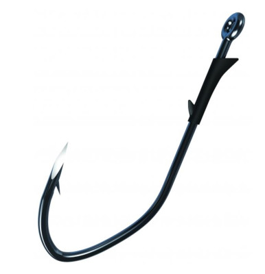 Eagle Claw Tk105-4/0 Trokar Big Nasty Offset Worm Hook Size 4/0