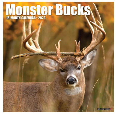 Willow Creek Monster Bucks 2023 12X12 Wall Calendar