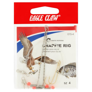 Eagle Claw Crappie Rig- Hook Size 4