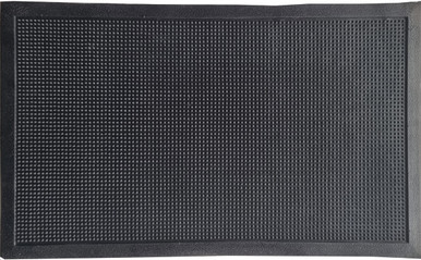 Pin Matt Direct Home Rugged Black Outdoor Pin Mat, 18x30