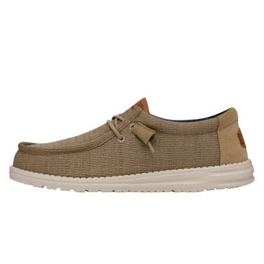 Hey Dude Men's Wally Grid Tan Footwear