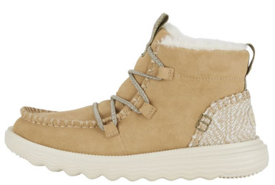 Hey Dude Eloise Suede Boot - Women's Shoes in Suede Nut