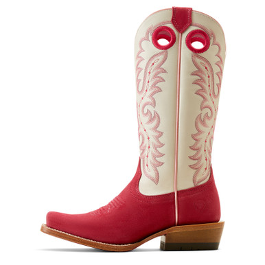 【vintage】RED COVER Western boots White Vintage Code West Red Cowgirl Boots – Women's 6.5 Western