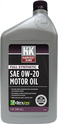 Harvest King 0W-20 Full Synthetic Motor Oil - 1QT