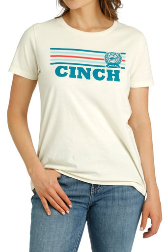 Cinch Women's Vanilla Ice Short Sleeve Cinch Logo Shirt