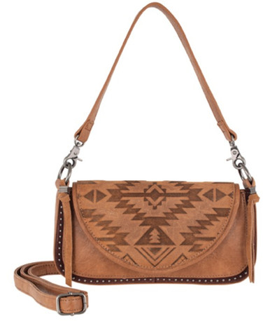 CatchFly Ladies Genuine Tan Suede Tassels & Designed Flap  display picture 3