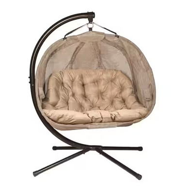 Flower House Bark Free Standing Hanging Love Seat