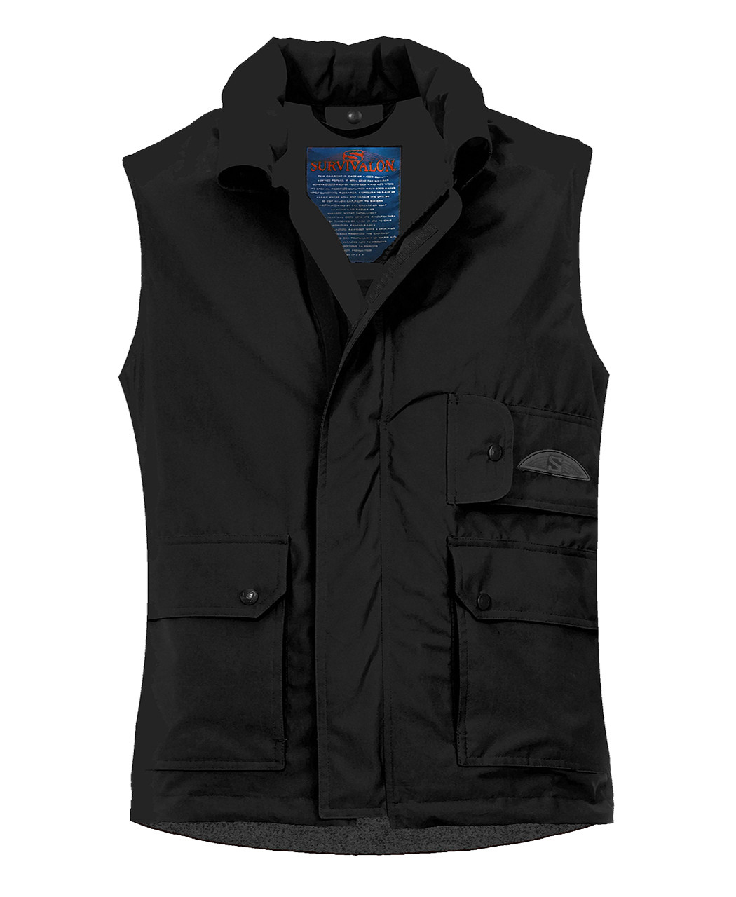 Men's black vests