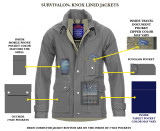 Conceal your personal items when traveling and outdoors. ​https://www.survivalon-llc.com/knox-jackets-regular-fit-lined-jackets/