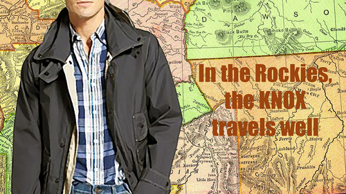 In the Rockies the SURVIVALON® KNOX travels well!