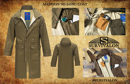 a new lightweight top coat that will protect you from weather and carry your stuff, https://www.survivalon-llc.com/madison-705-lined-top-coat-new/