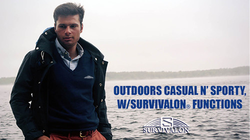 Outdoor, casual n"sporty, jackets made in the USA by SURVIVALON® 