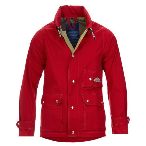This  red  is a great choice. The color red is a great neutral so this jacket will coordinate with any combination in your wardrobe.
