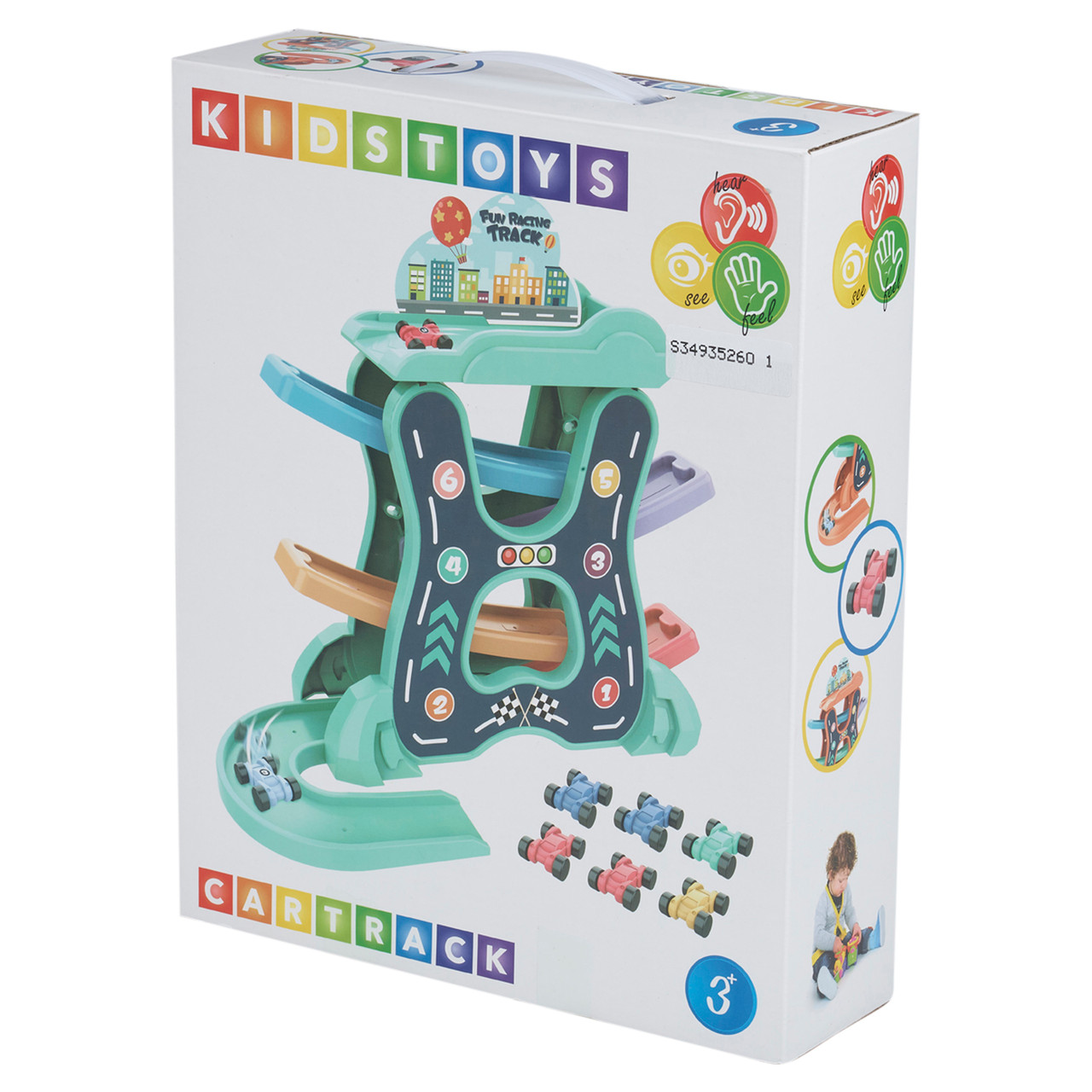 Kids Helter Skelter Adventure Race Track Toy Set (Age 3+)