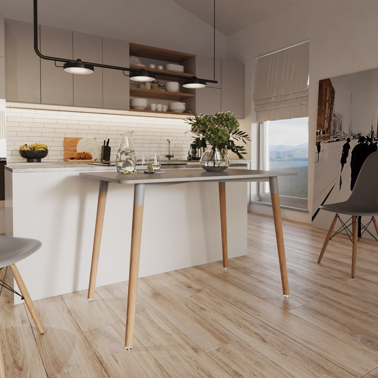 Scandi Style Rectangular Table