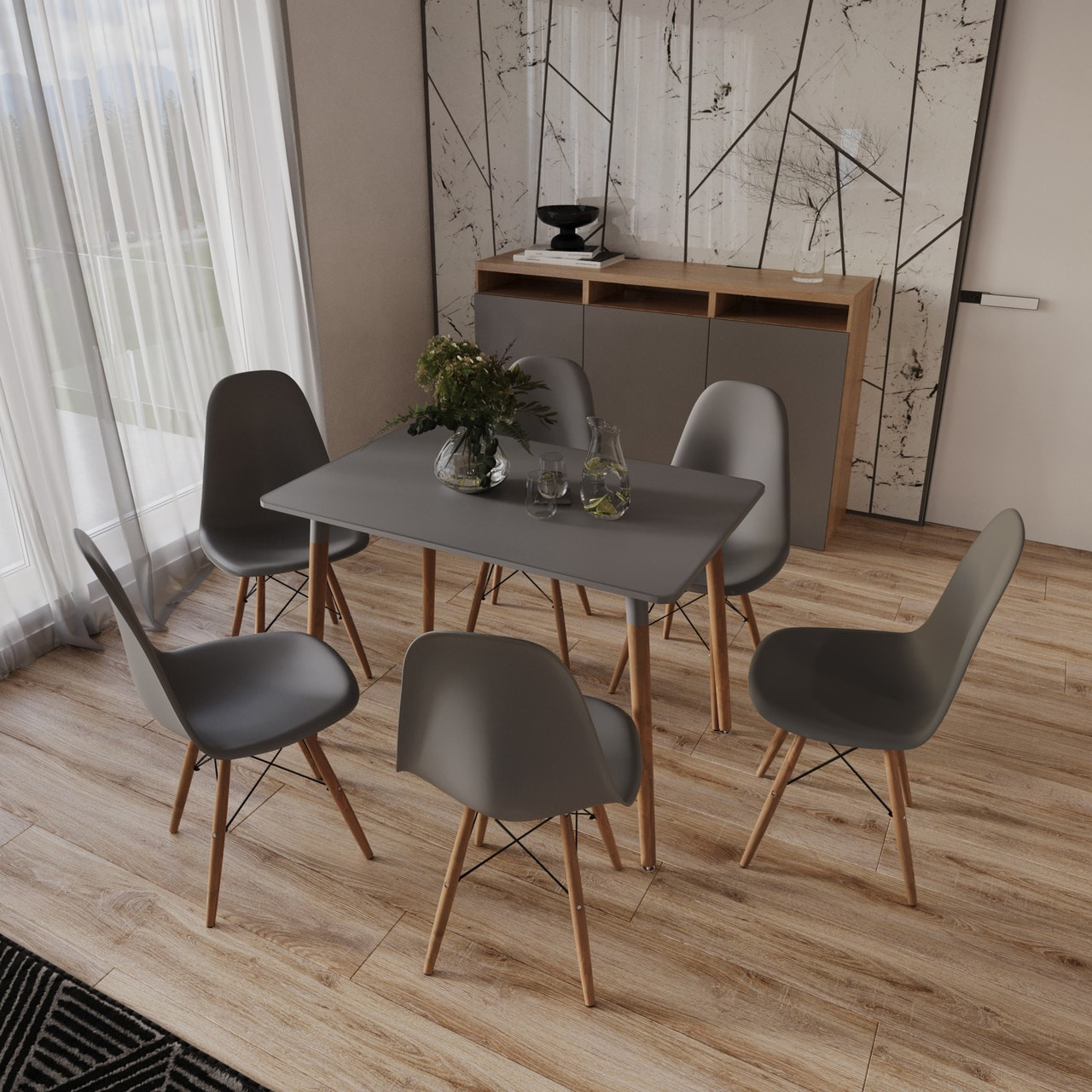 Scandi Style Rectangular Table