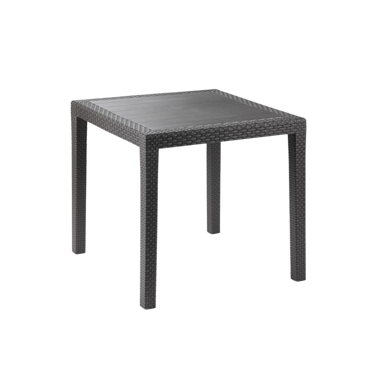 Square Garden Plastic Patio Dining Table