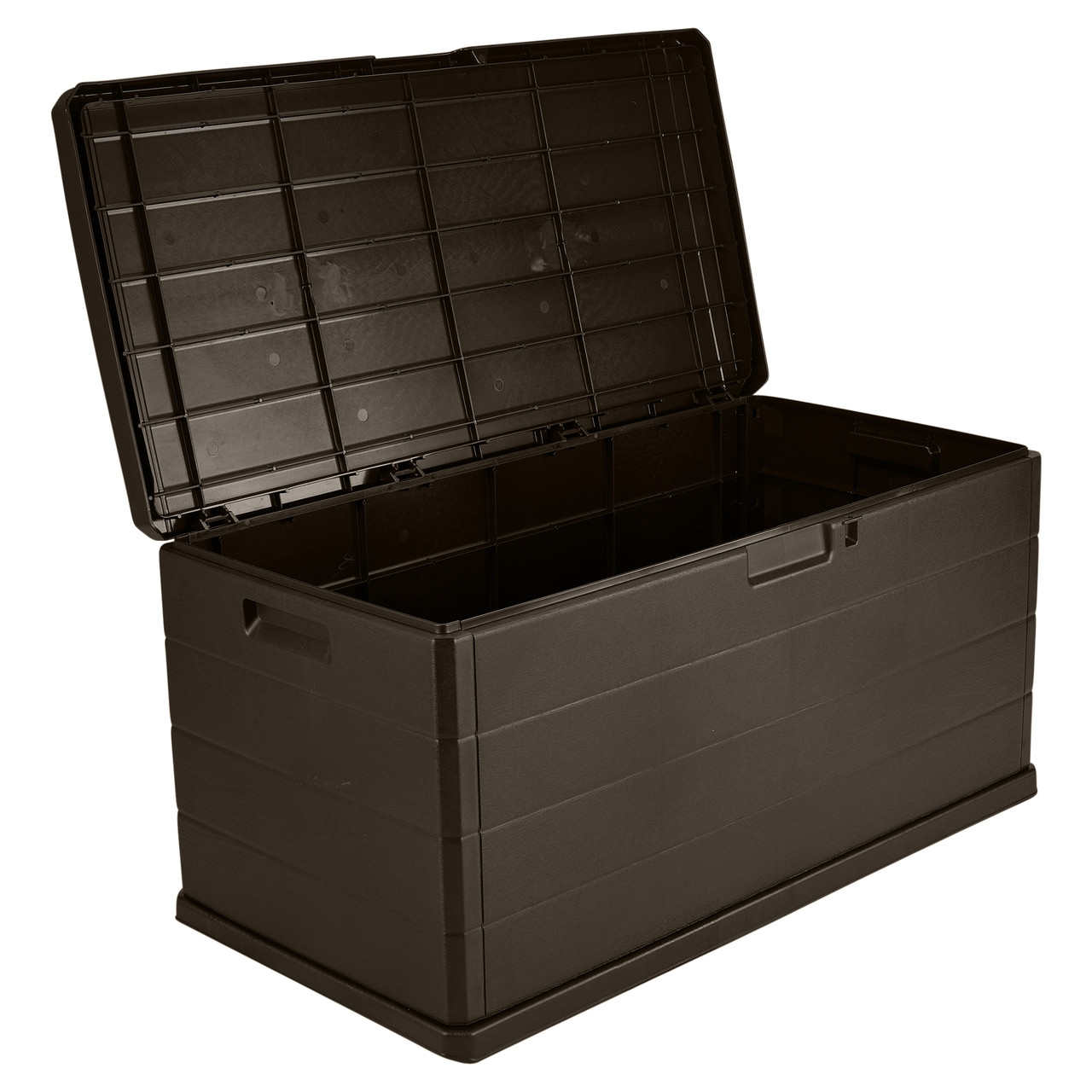 Brown Plastic Garden Storage Box (350L)
