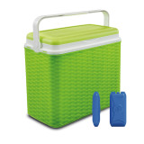 24L Rattan Design Cooler Lunch Box with 2 Ice Packs