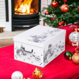 Large 45L Christmas Xmas Storage Box with Lids
