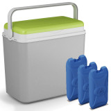 36L Insulated Cooler Lunch Box with 3 Ice Packs