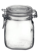 Bormioli Rocco Round Storage Jar Clear Lid 1/2L