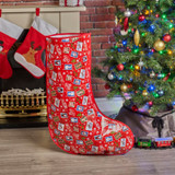 Red Christmas Large Traditional Stocking Bag