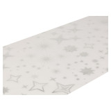 200 x 36cm Fabric Table Runner Roll with Glitter