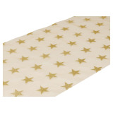 200 x 36cm Fabric Table Runner Roll with Glitter