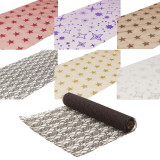 200 x 36cm Fabric Table Runner Roll with Glitter