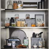 Bormioli Rocco Round Storage Jar Clear Lid 5L