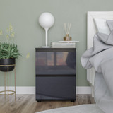 Minimalist Chest of 2 Drawers - 49x36x29cm