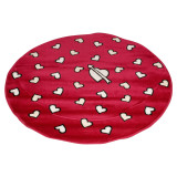 100cm Love Glow In The Dark Rug Round Kids Mat