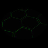 100cm Love Glow In The Dark Rug Round Kids Mat