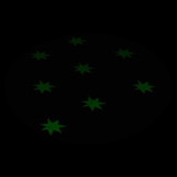 100cm Love Glow In The Dark Rug Round Kids Mat