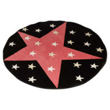 100cm Love Glow In The Dark Rug Round Kids Mat