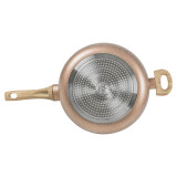 28cm Rose Gold Induction Deep Sauté Pan