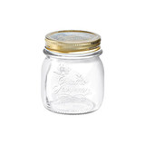 Bormioli Rocco Gold Lid Round Preserving Jars 250 ml